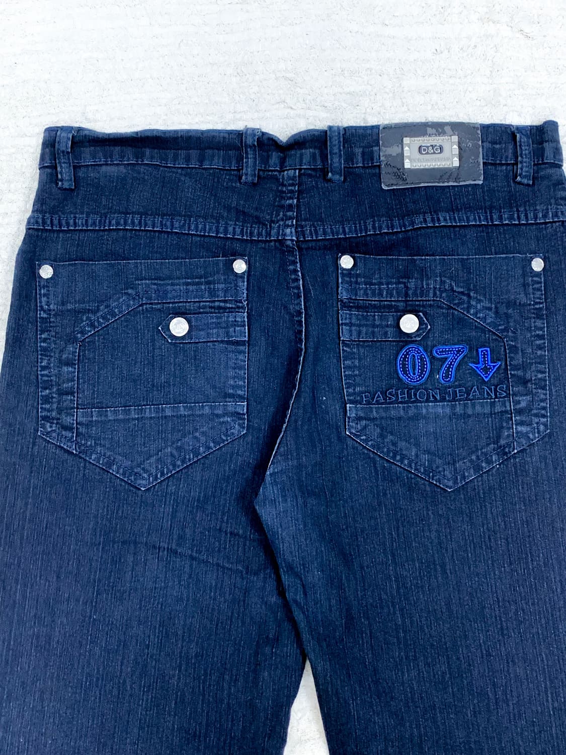 DOLCE & GABBANA Black Denim Straight Jea 상품이미지3