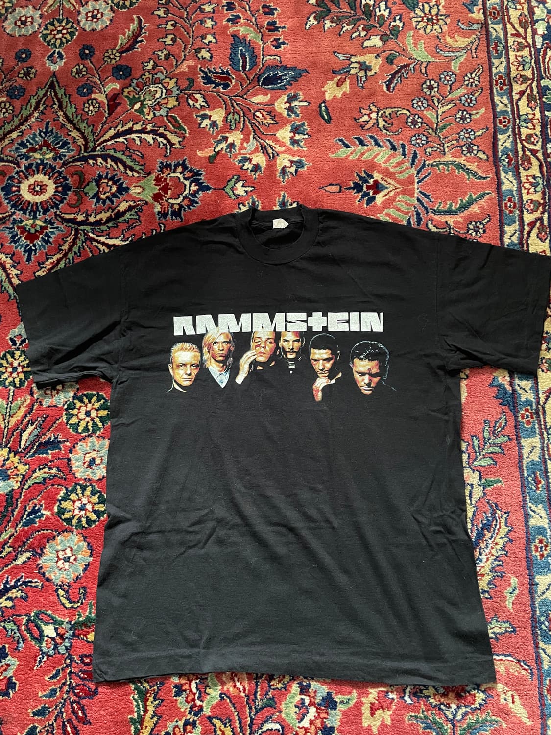 오늘만 특가 90s 람슈타인 Rammstein 유럽 투어 티셔츠 상품이미지1