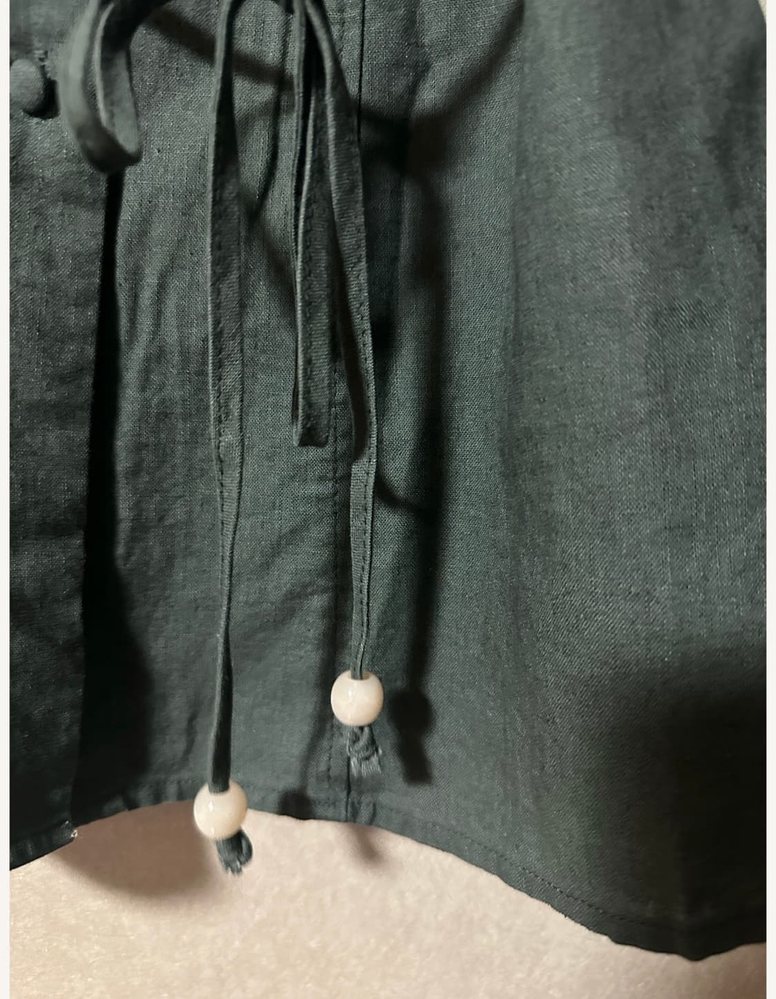 H&M 린넨 벨티드셔츠 XS 상품이미지4