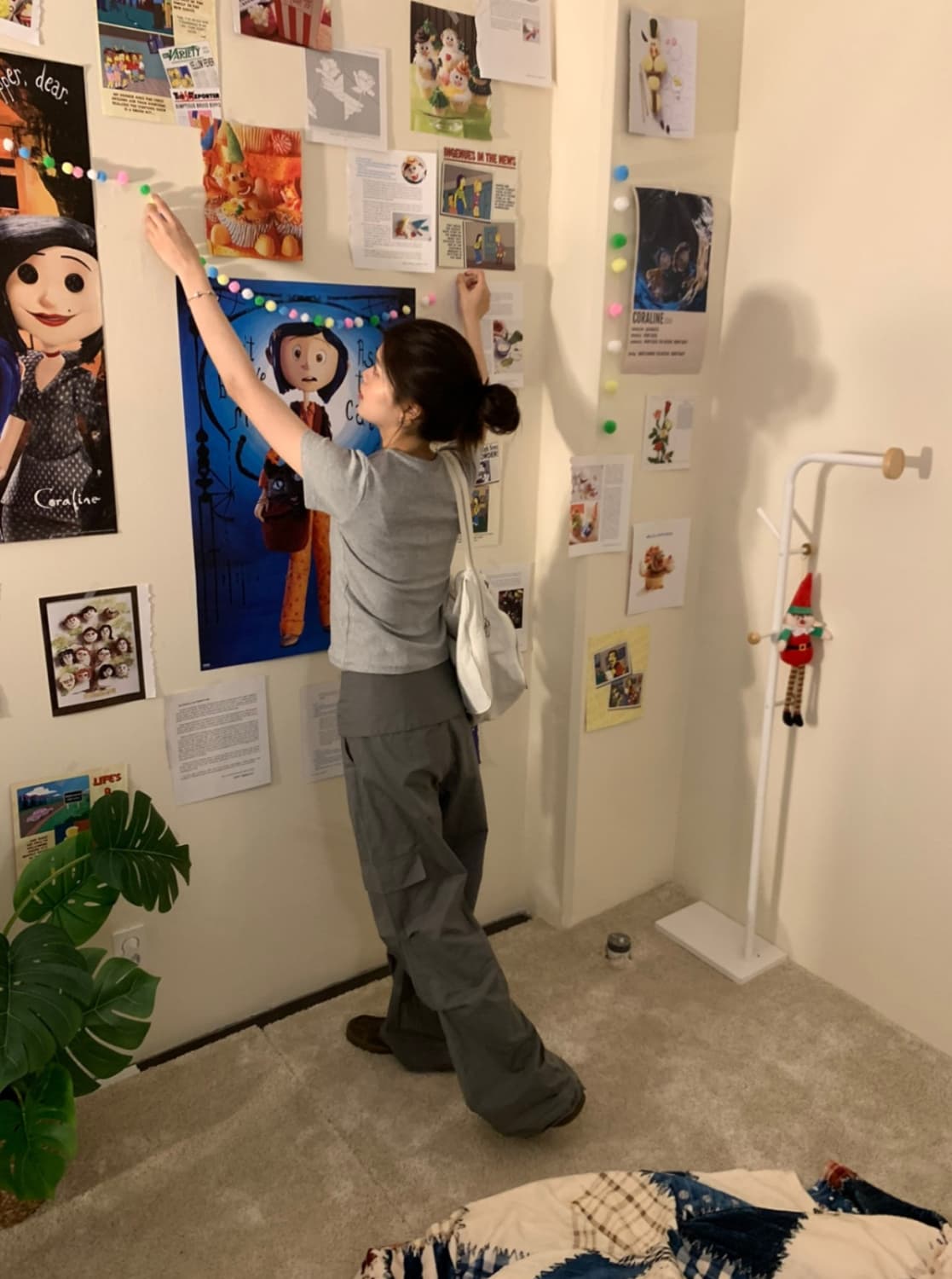 보우아카이브 스트랩 카고 팬츠_카키 M 상품이미지3