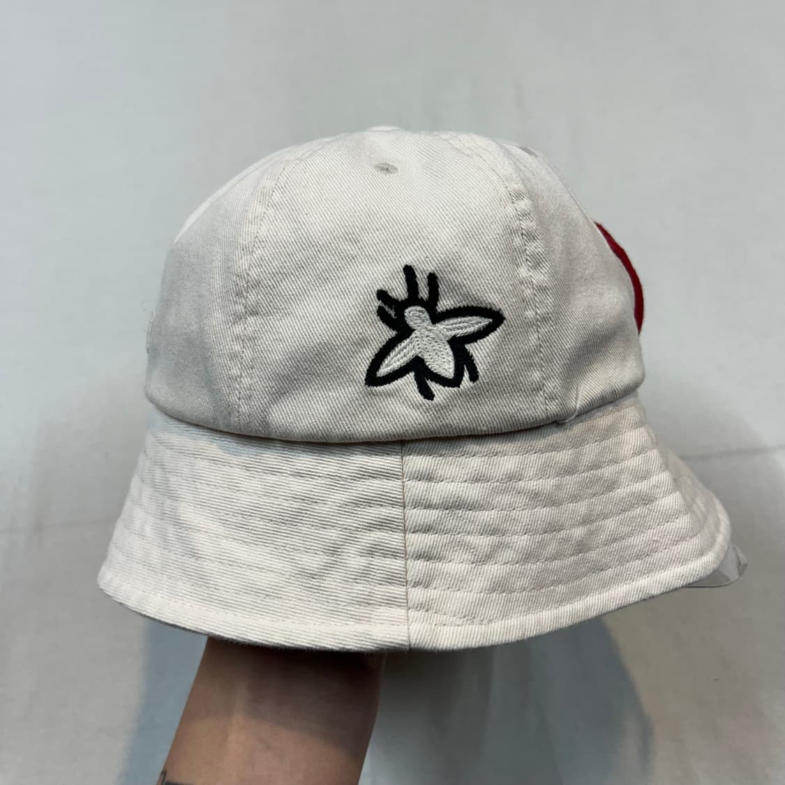 MLB 뉴욕 양키스 자수 버킷햇 모자 아이보리 상품이미지4