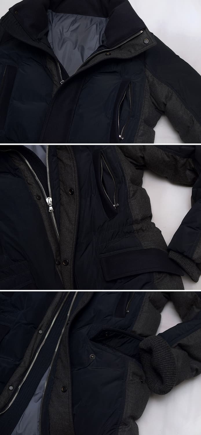 솔리드옴므 우영미 울캐시미어 구스다운 패딩 코트 (100) 상품이미지8