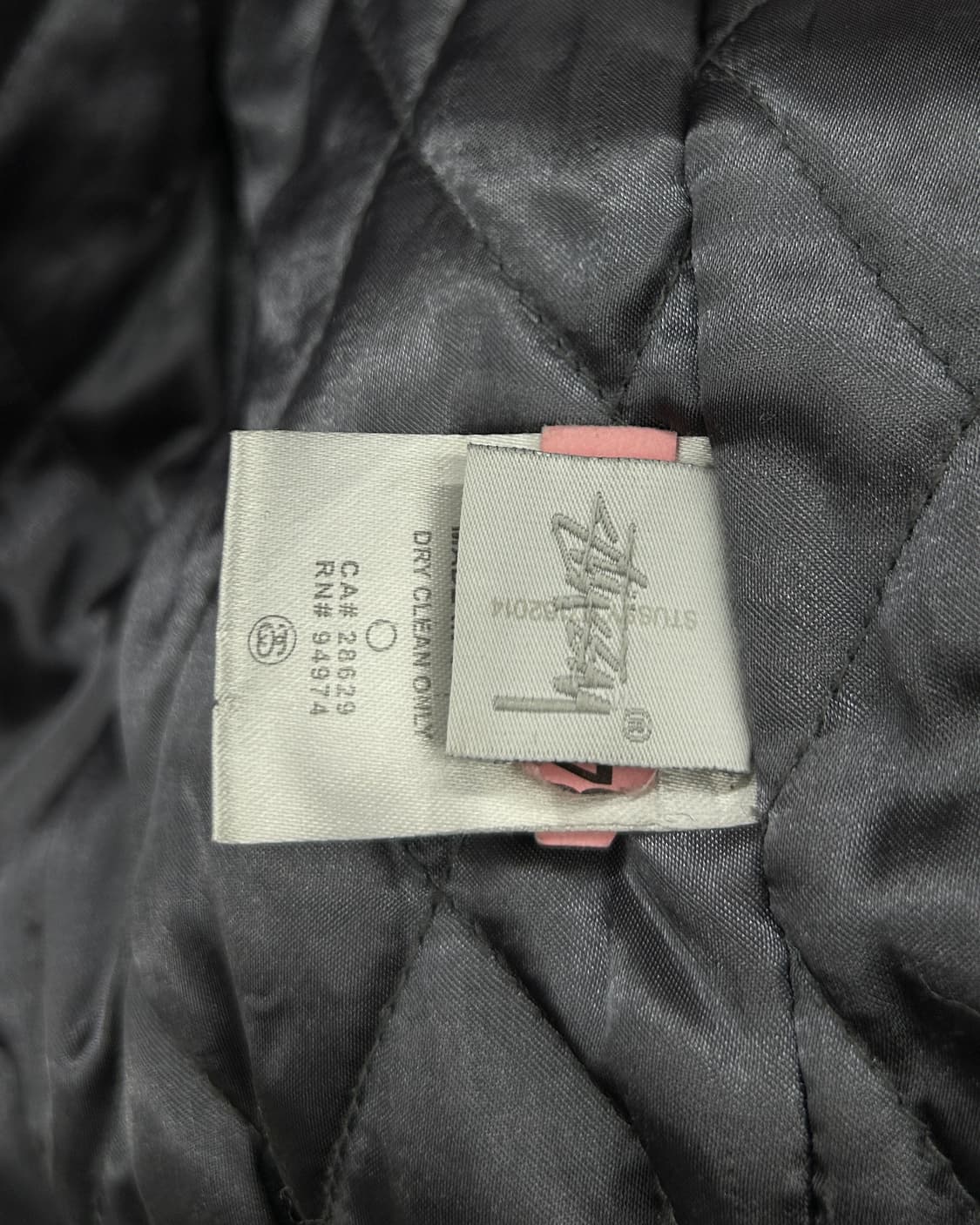 스투시 빅S 레터맨 울 바시티 자켓 블랙 상품이미지6