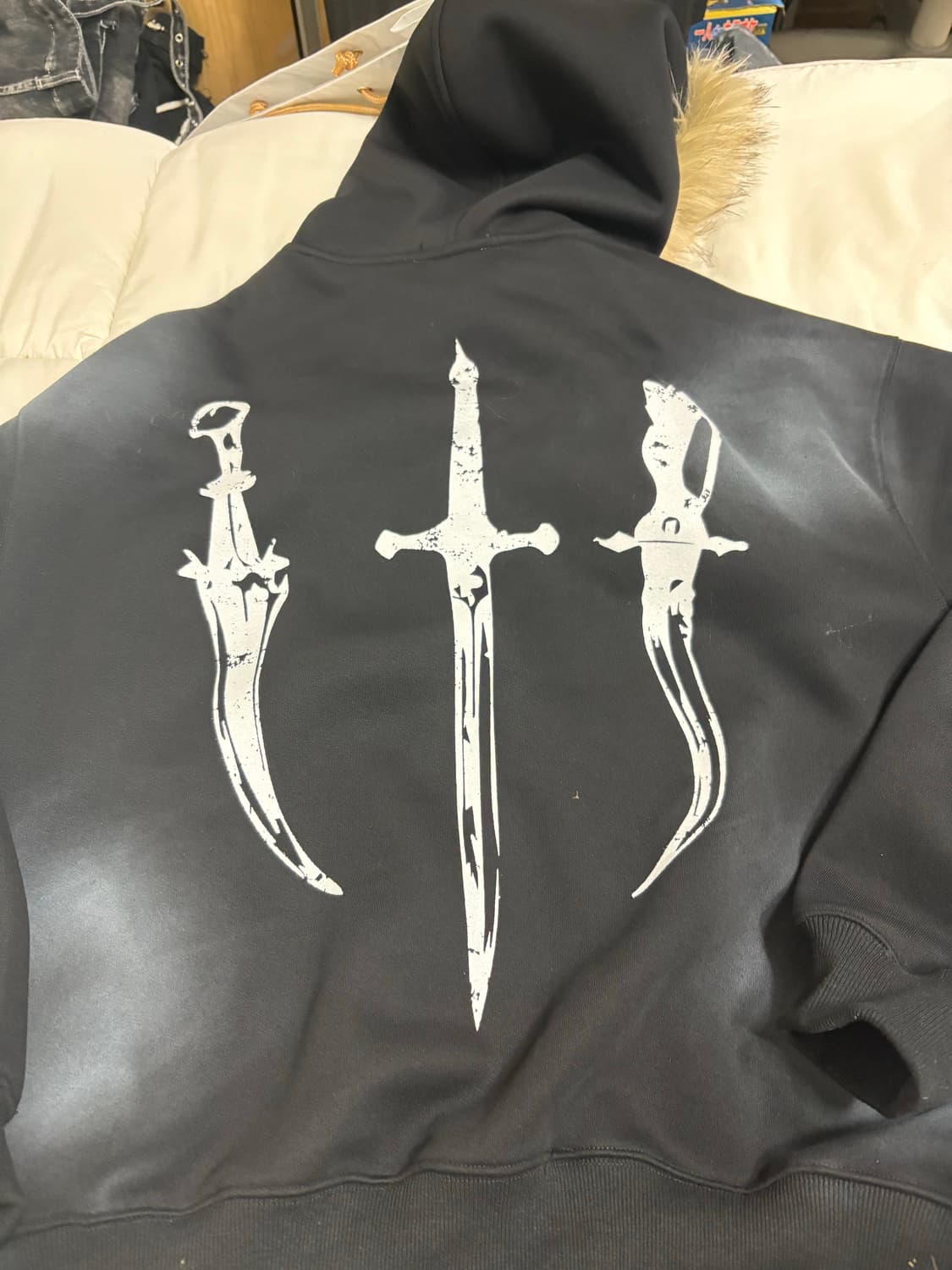 고딕 퍼 후드집업  상품이미지2