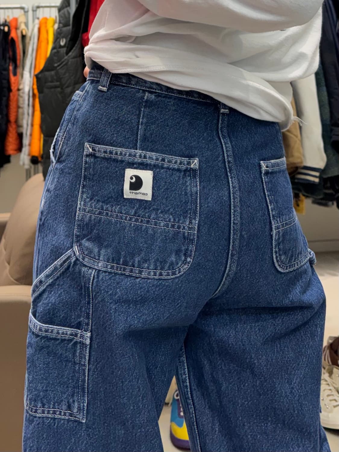 칼하트 데님 와이드팬츠 상품이미지6