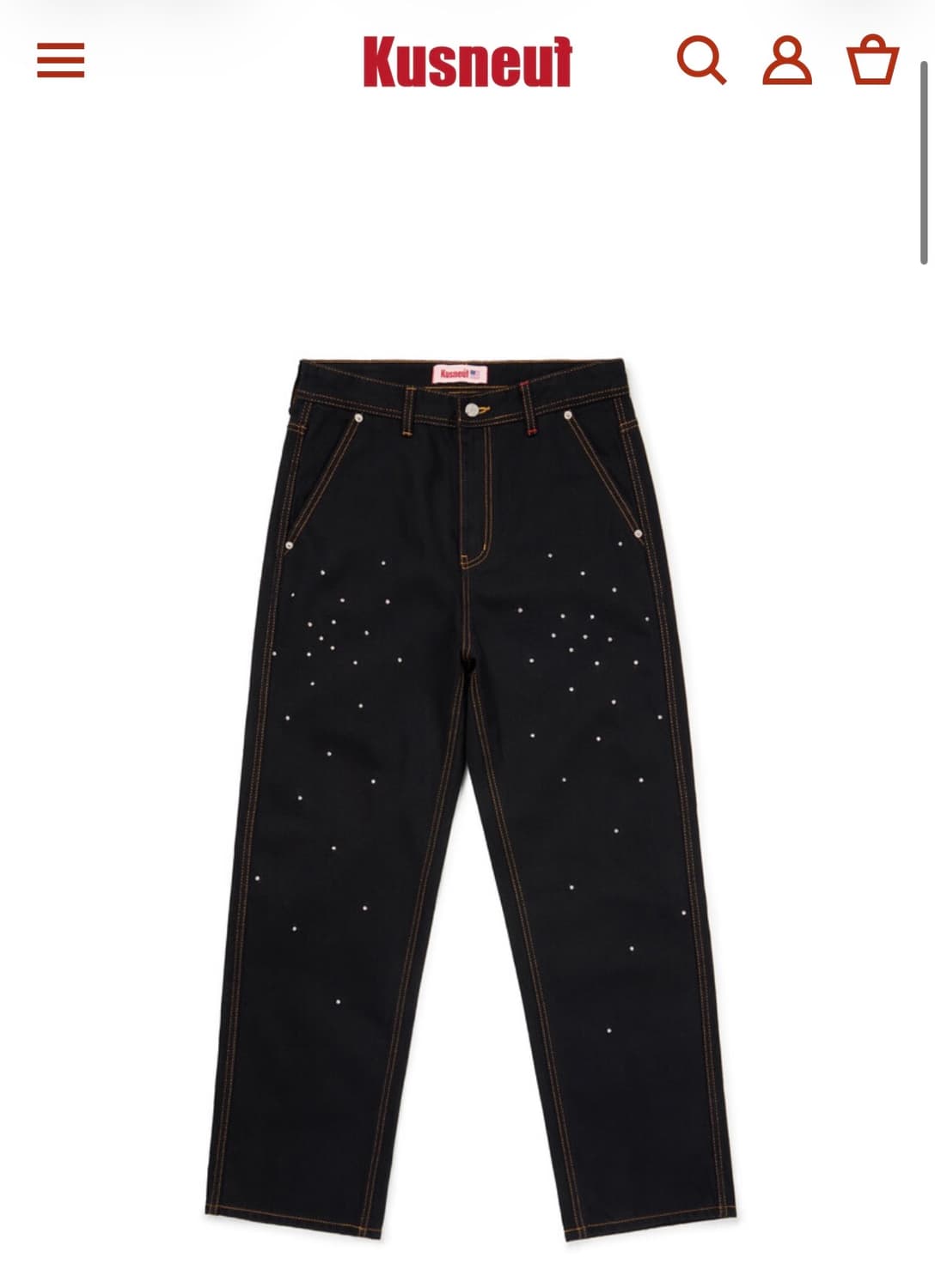 (2) Kusneuf stardust crystal denim jeans 상품이미지3