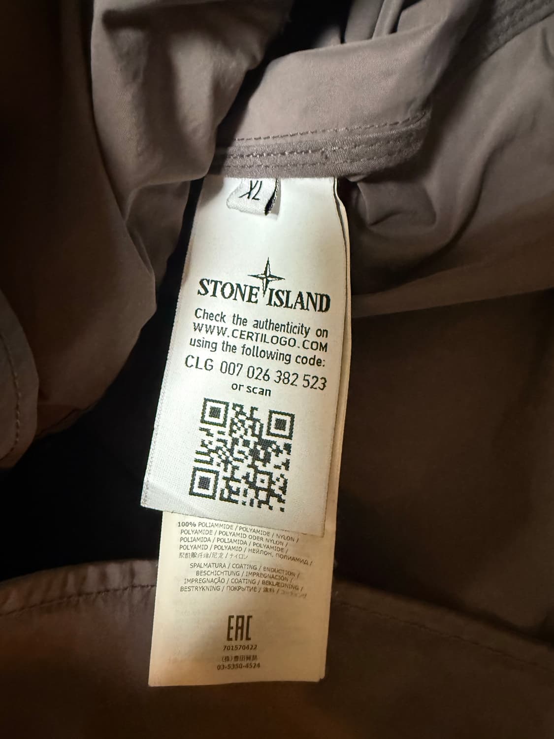 정품 스톤아일랜드 마이크로랩스 트렌치코트 상품이미지10