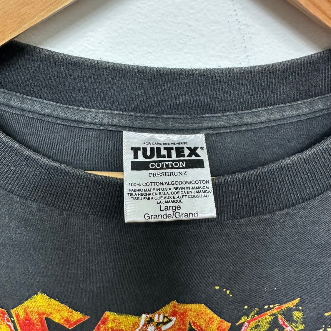 ac/dc 2000 투어 밴드티 부틀렉 상품이미지2