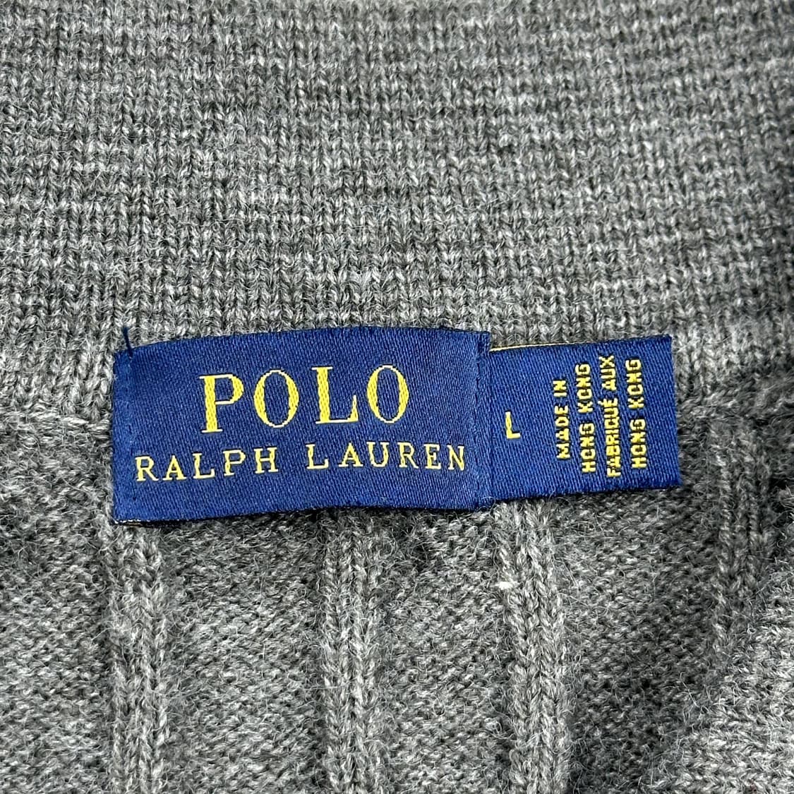 폴로 랄프로렌 클래식 미니멀 케이블 니트 가디건 L 상품이미지6