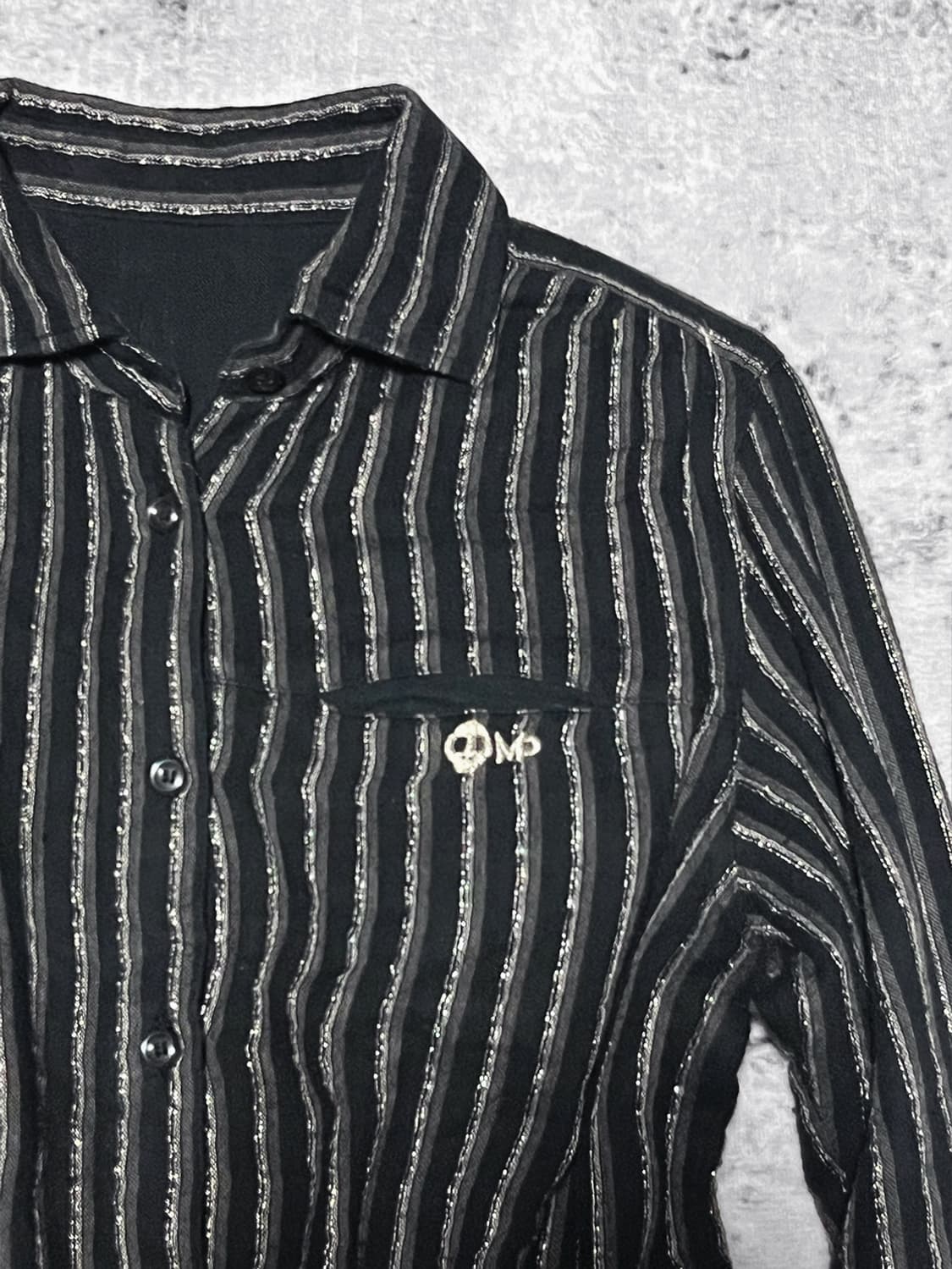 (ba-tsu) mini skull logo shirt  상품이미지3