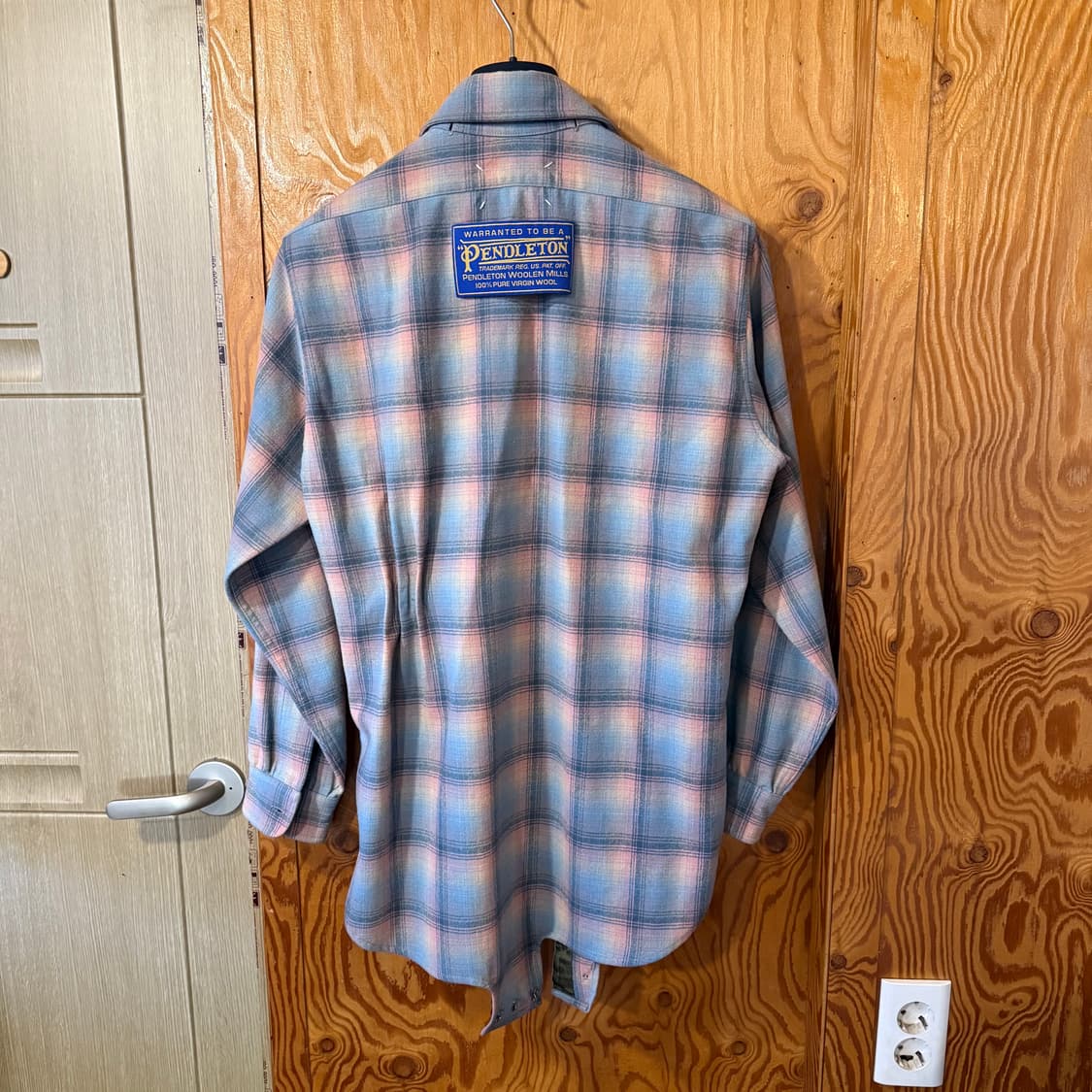 메종 마르지엘라 X 펜들턴 셔츠 판매 합니다. 상품이미지8