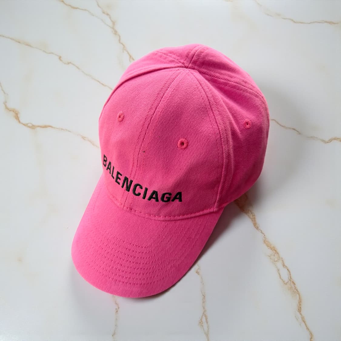 L(58)/ 발렌시아가 로고 엠브로이더리 베이스볼 캡 상품이미지4