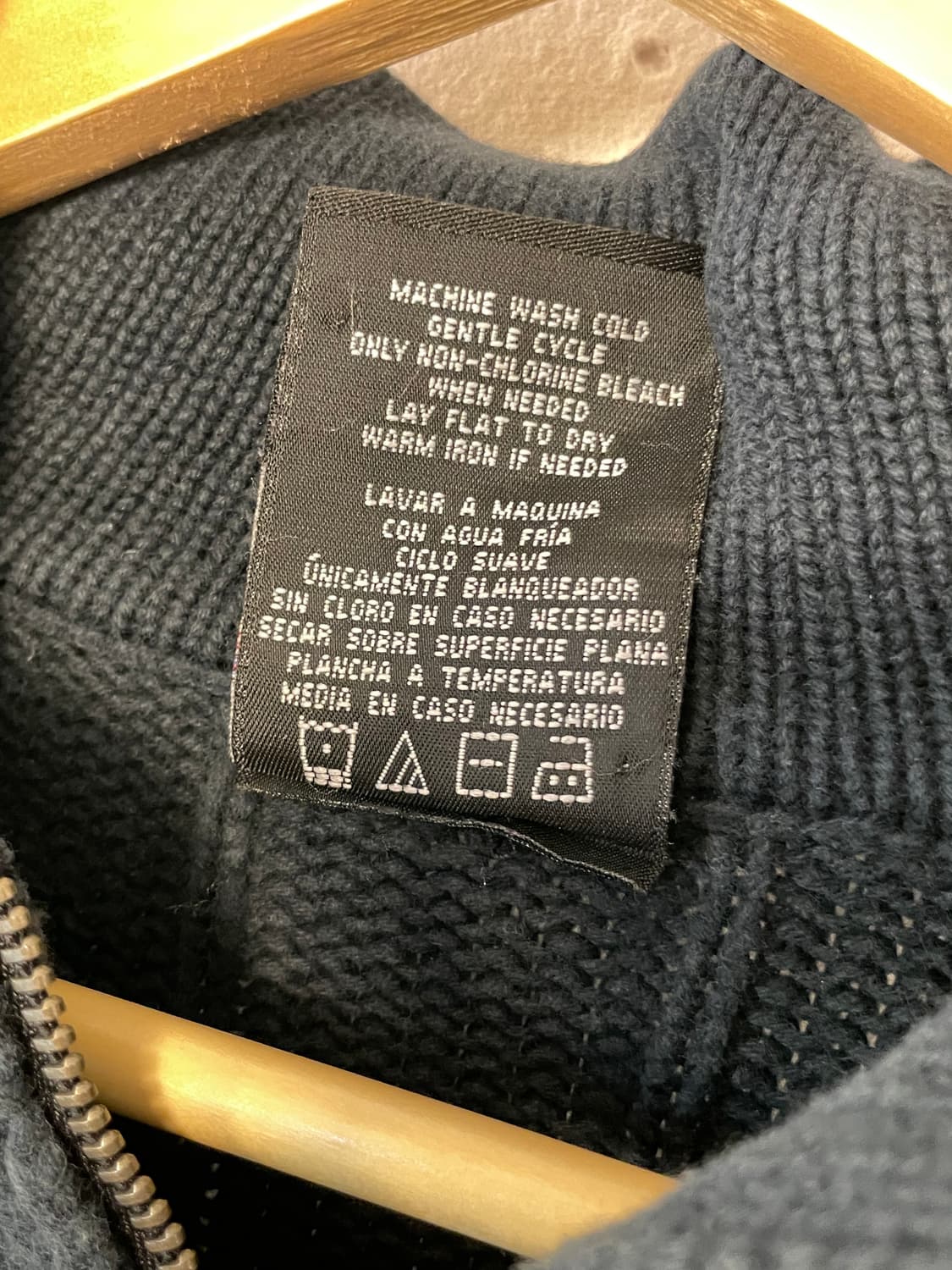 폴로 반집업 니트  상품이미지7