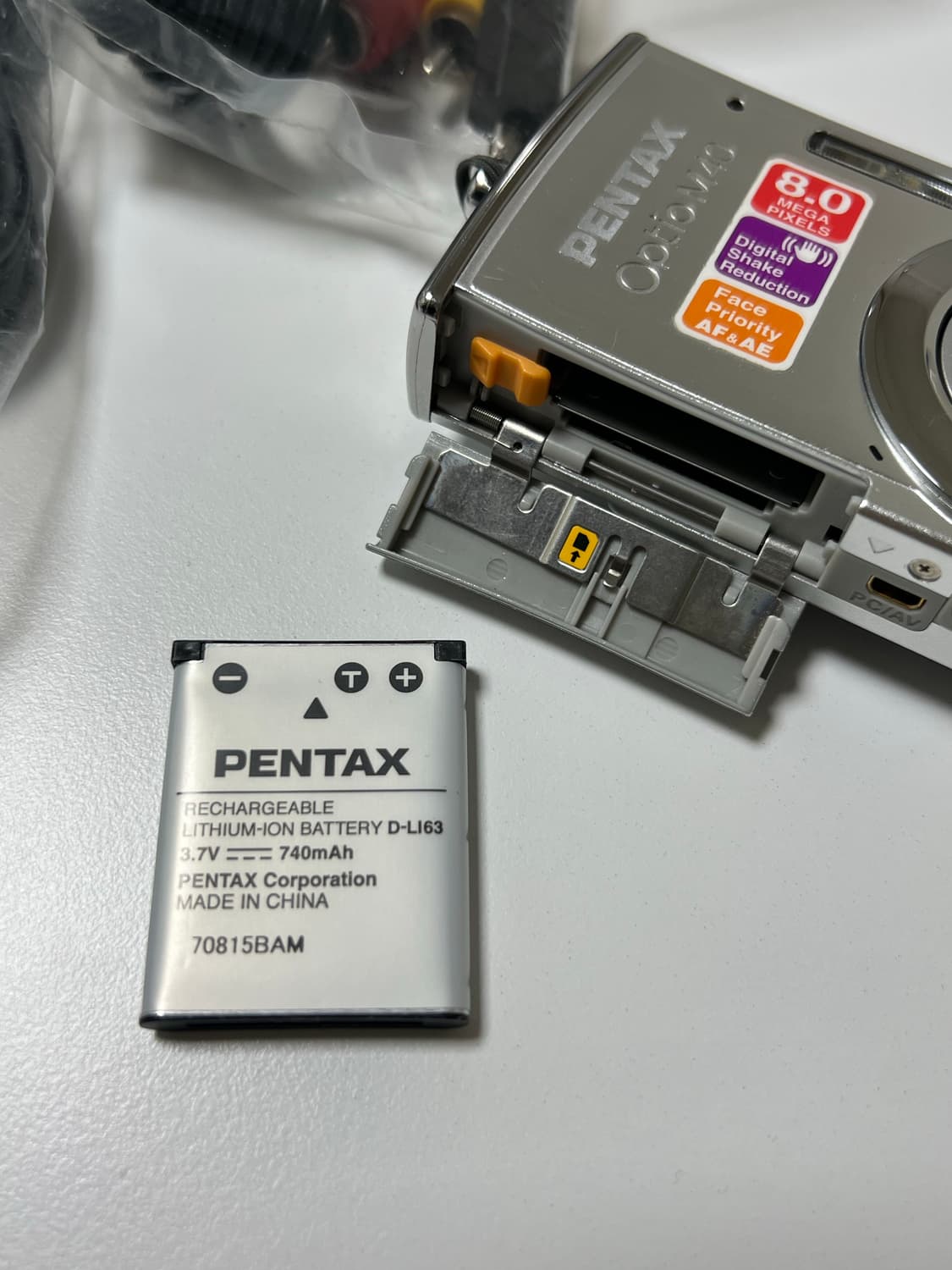 (풀박스) Pentax optio M40 실버 빈티지 디카 상품이미지9