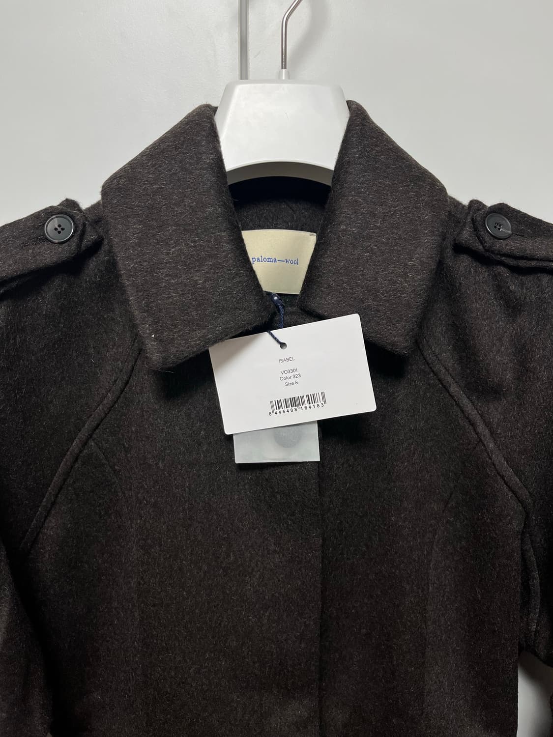 [S]팔로마울 Isabel 울 코트/브라운 상품이미지4