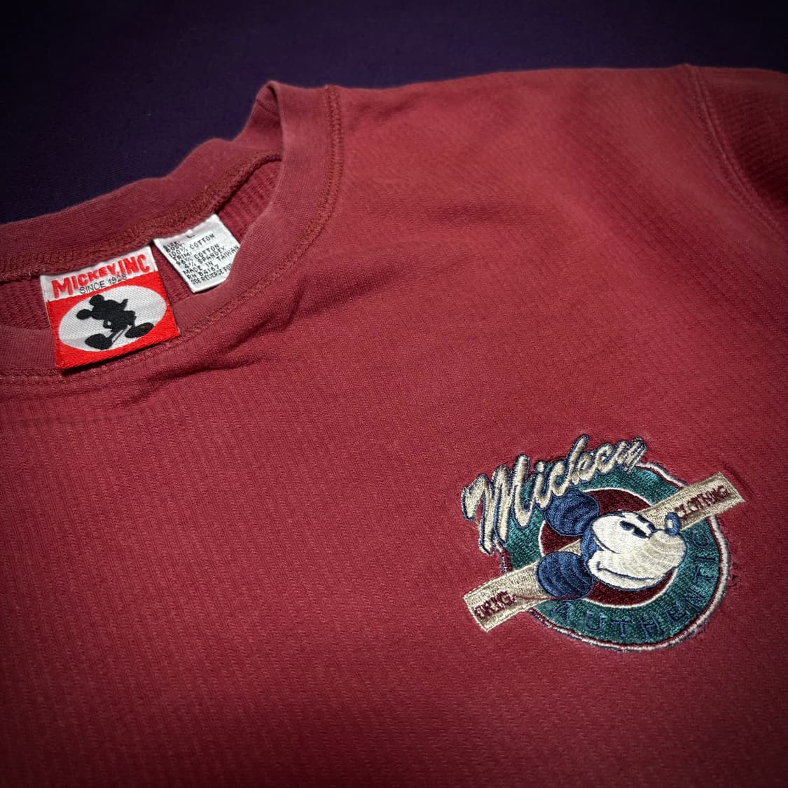 90s Mickey Inc. Waffle Tee 상품이미지3