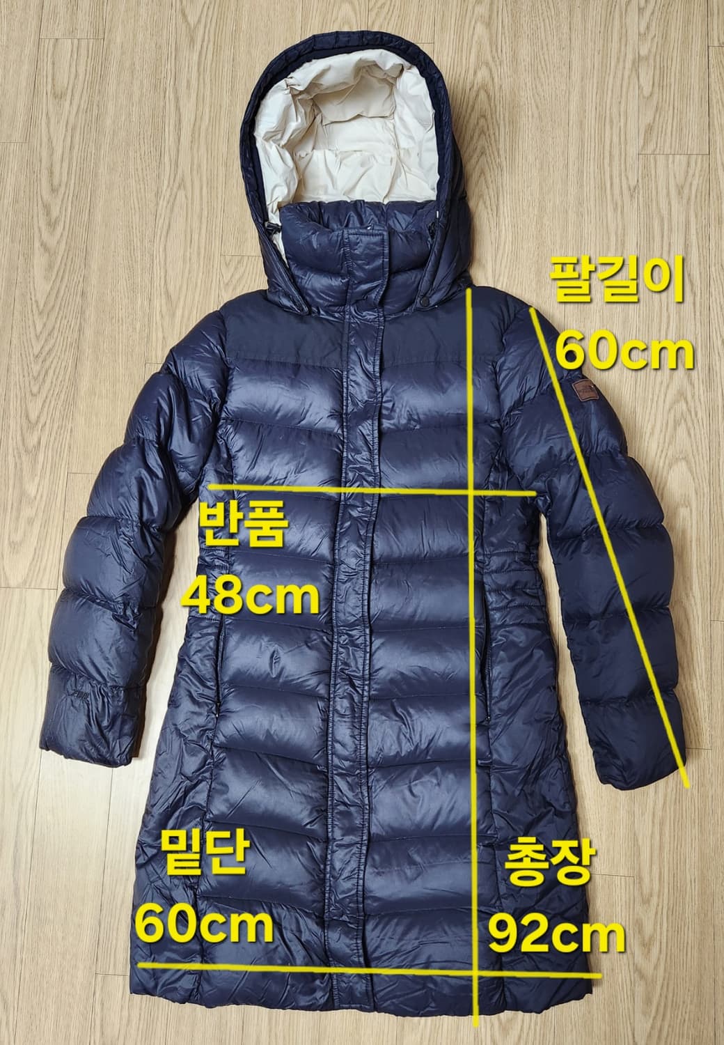 노스페이스 우먼 화이트라벨 몬타누스 롱 구스다운 쟈켓, 롱 구스다운 점퍼 상품이미지10