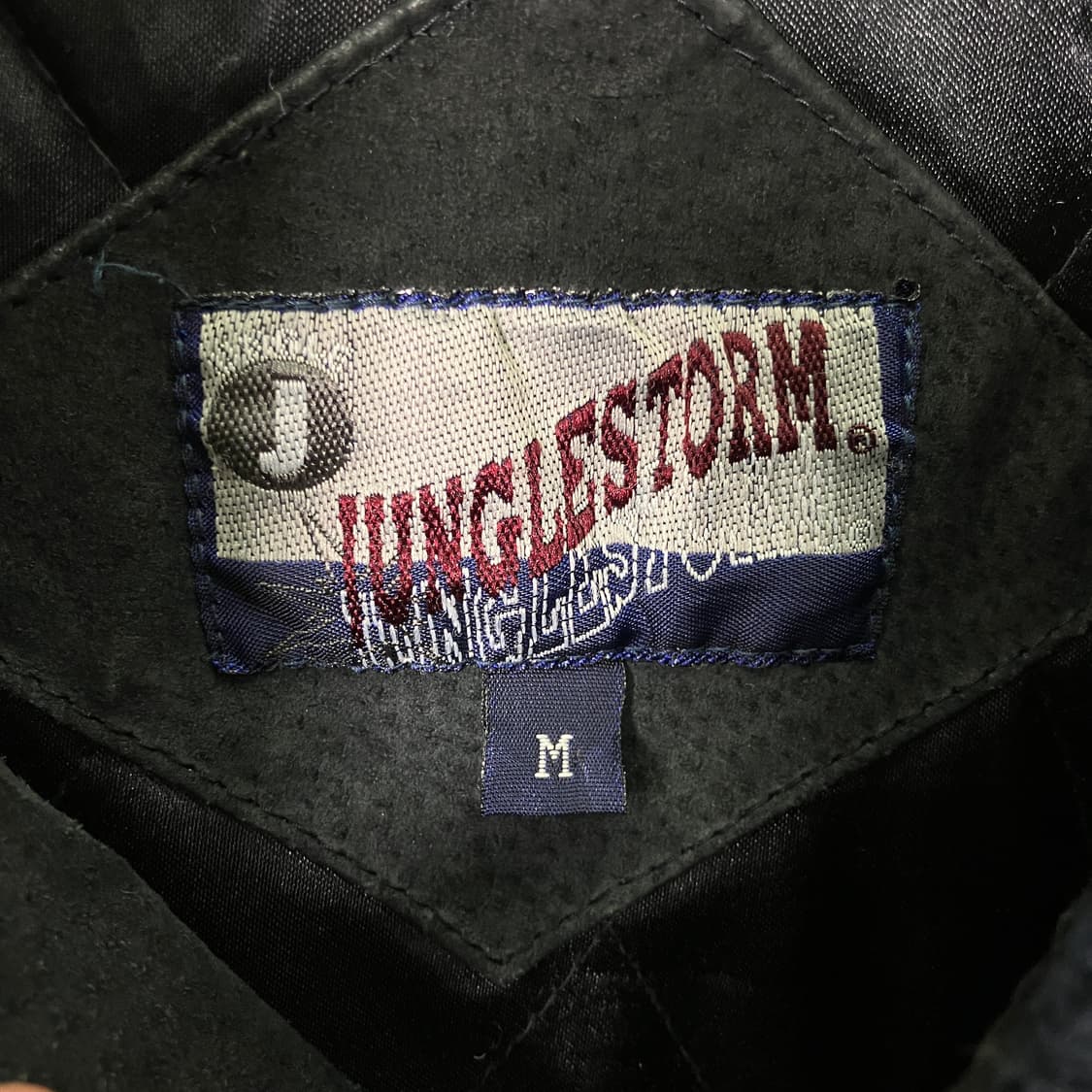 정글스톰 소가죽 바시티 자켓 M 상품이미지3