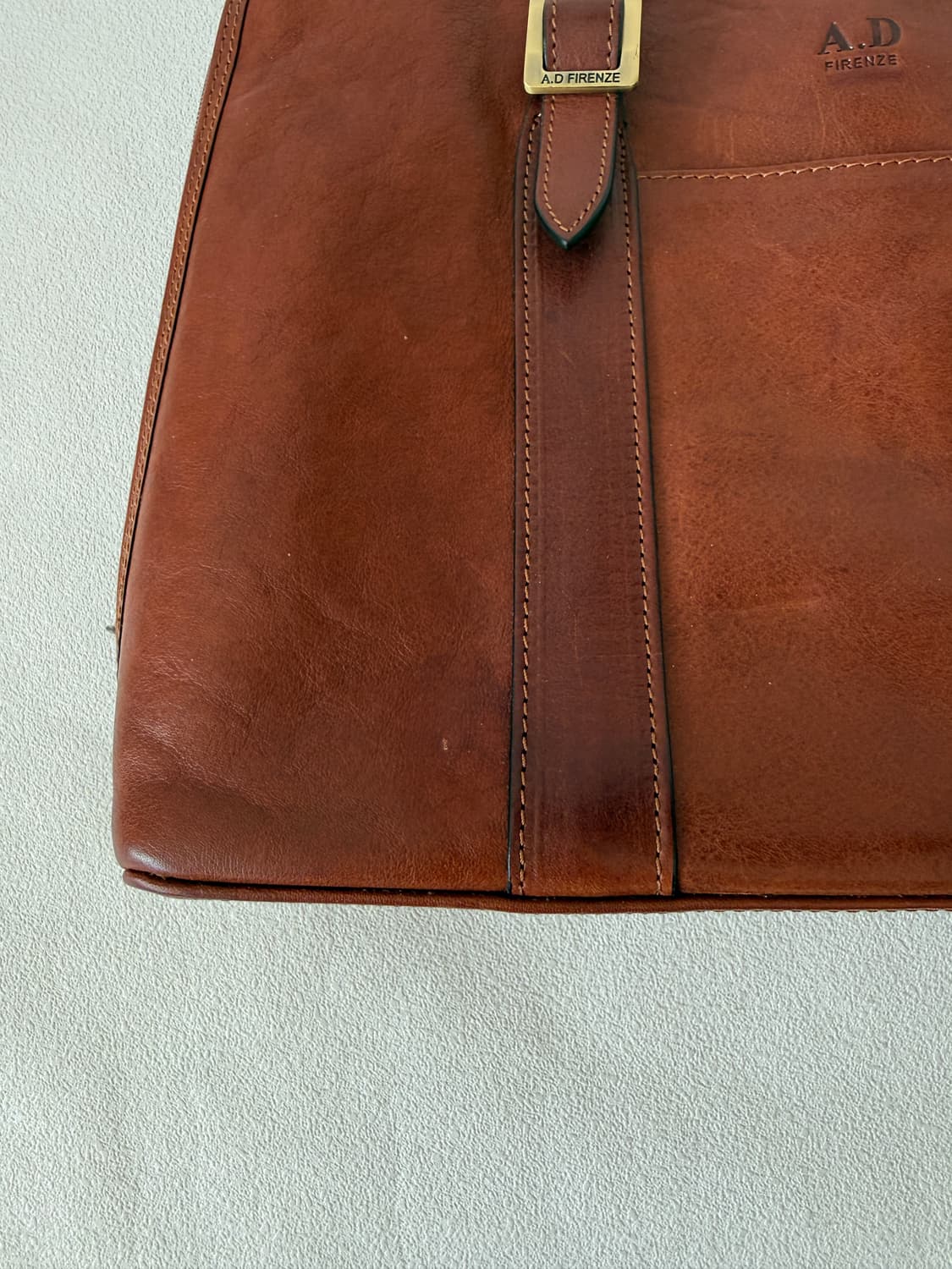 MADE IN ITALY 레더 토트 숄더백 상품이미지5