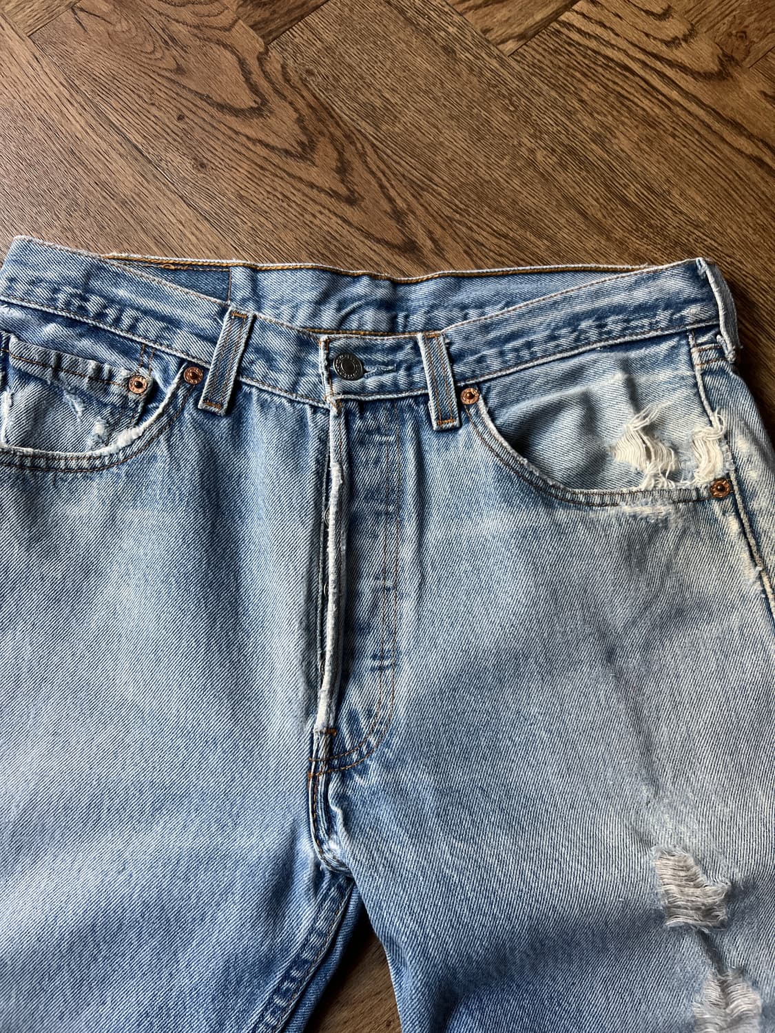 [30]90's 리바이스 501XX 빈티지 워싱 데님 팬츠 상품이미지5