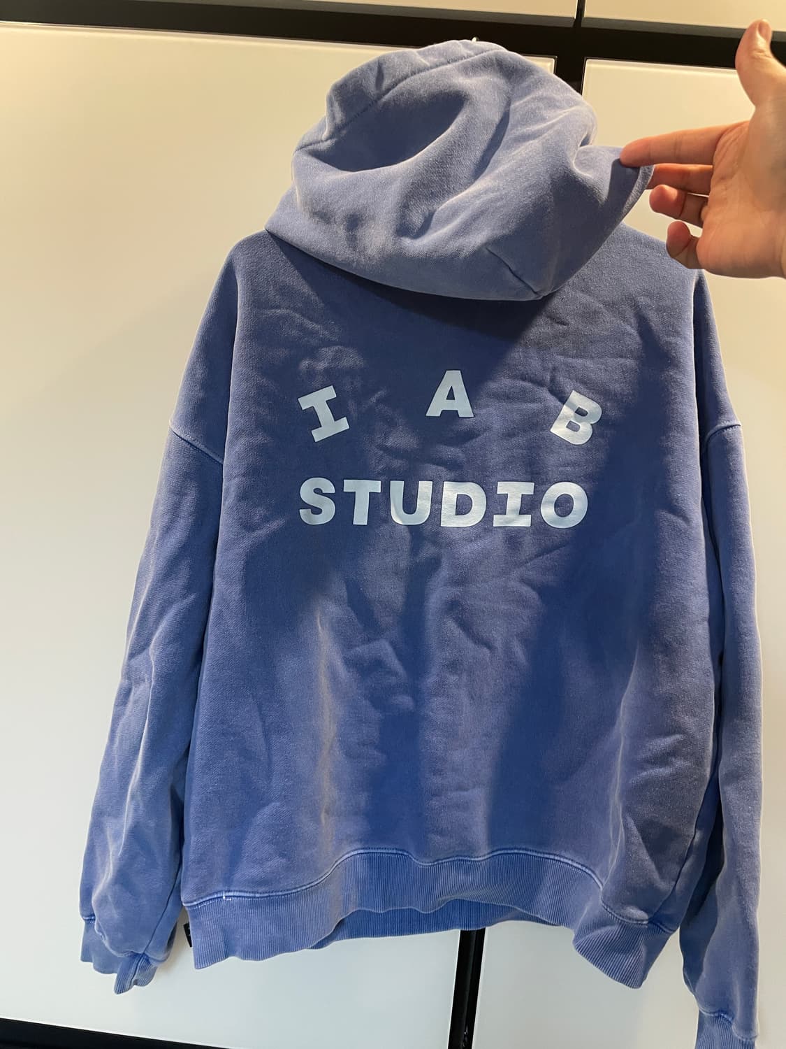 IAB Studio 피그먼트 후드 (L Size / 로얄 블루) 상품이미지4