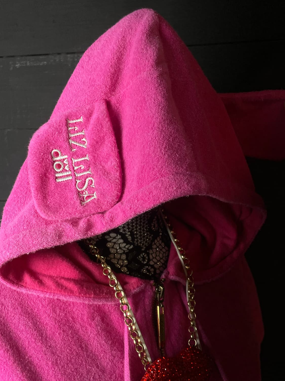 LIZ LISA DOLL 리즈리사 돌 핑크 래빗 토끼 우사미미 후드집업 상품이미지4