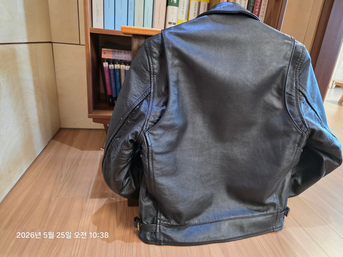 에어로레더 카페레이서 스티어하이드 38 (쇼트, 벤슨, 가죽자켓) 상품이미지8