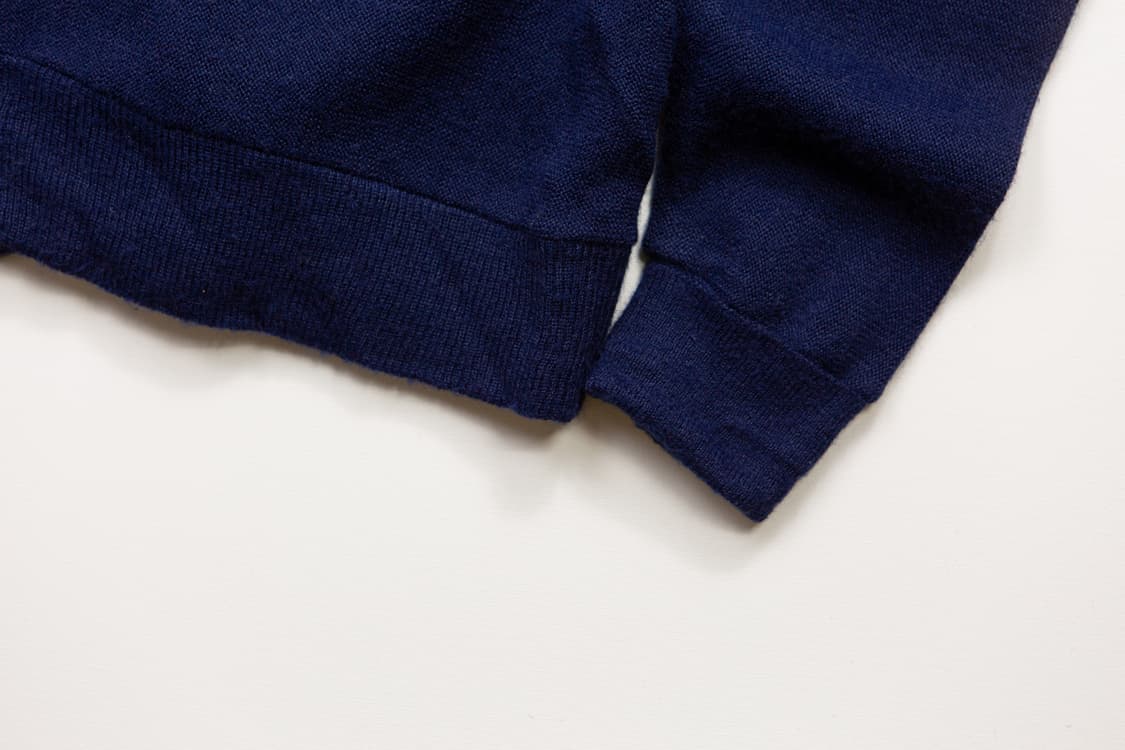 80s IZOD 라코스테 아크릴 가디건 네이비 상품이미지6