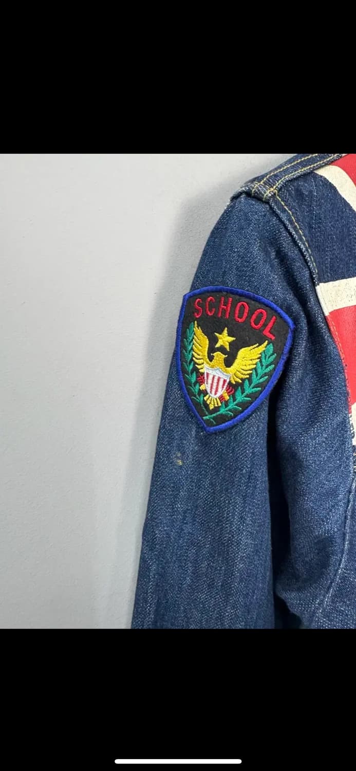 에스크 패치워크 디테일 y2k데님자켓 H1301 상품이미지7