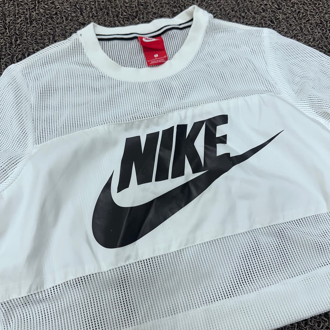 NIKE 나이키 메쉬 크롭 여성 반팔티셔츠 S 상품이미지2
