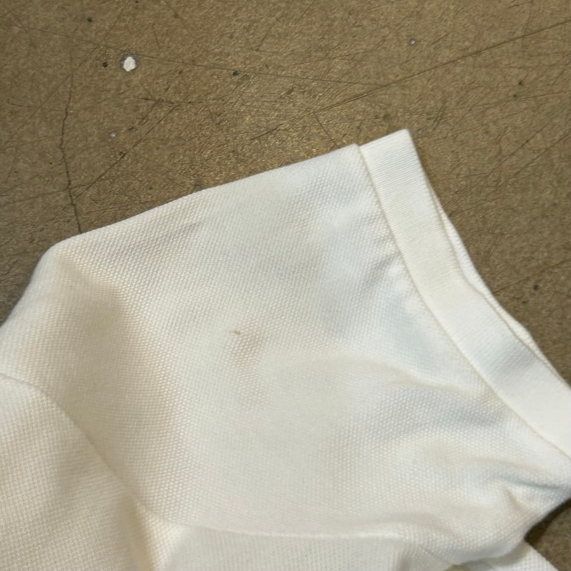 XS 폴로랄프로렌 커스텀핏 화이트 반팔 카라티  상품이미지5