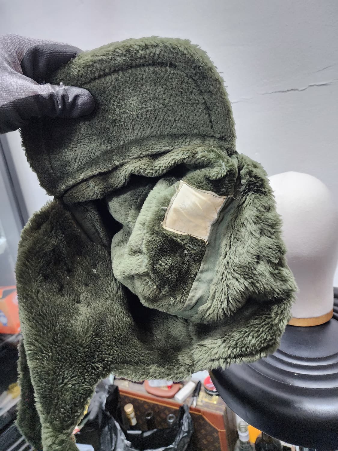 80s 밀리터리 국군용 동계 방한모 상품이미지6