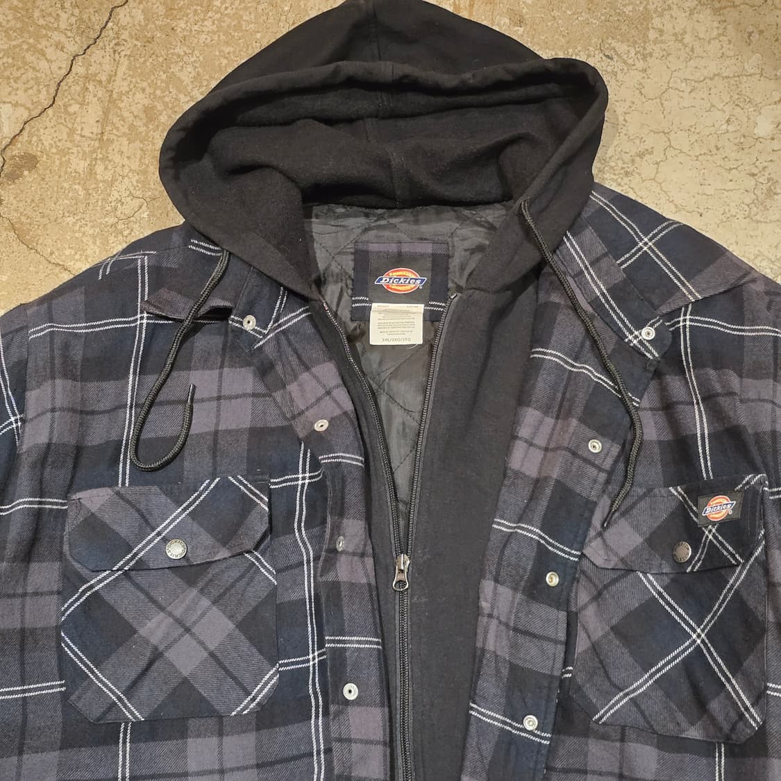 Dickies 퀼팅 플란넬 셔츠 자켓 상품이미지2