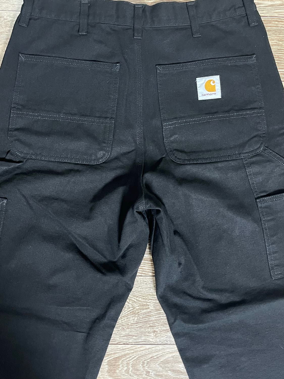 칼하트 블랙 더블니 워크 팬츠 30x32 상품이미지3