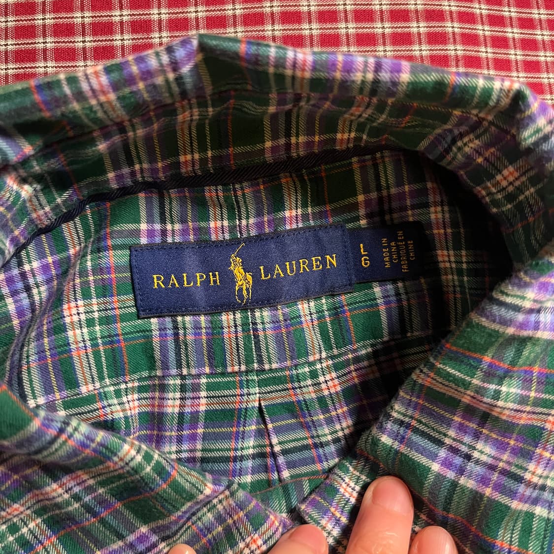 폴로랄프로렌 체크셔츠 상품이미지5