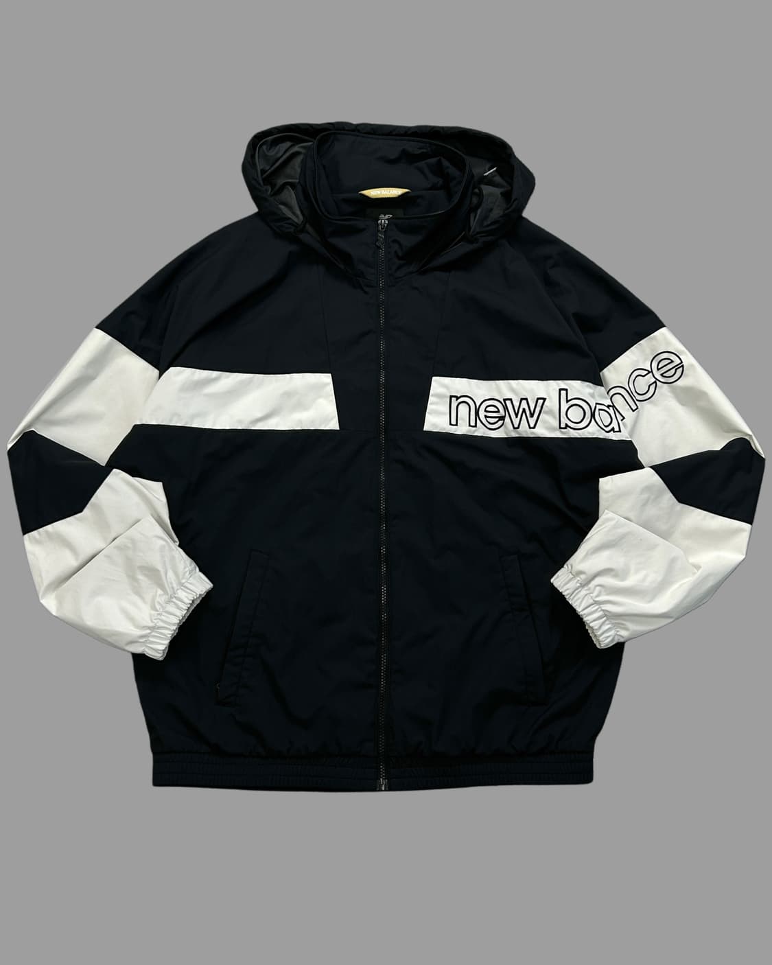 뉴발란스 블랙 레터라인 바람막이 2XL 상품이미지5