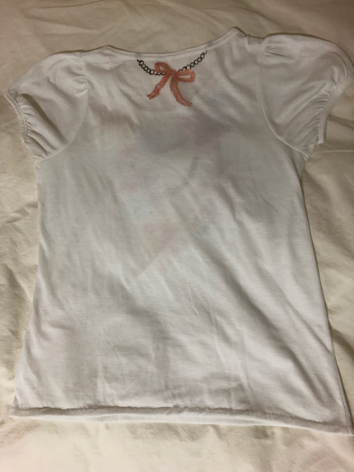 플라워 리본 반팔티셔츠 상품이미지5