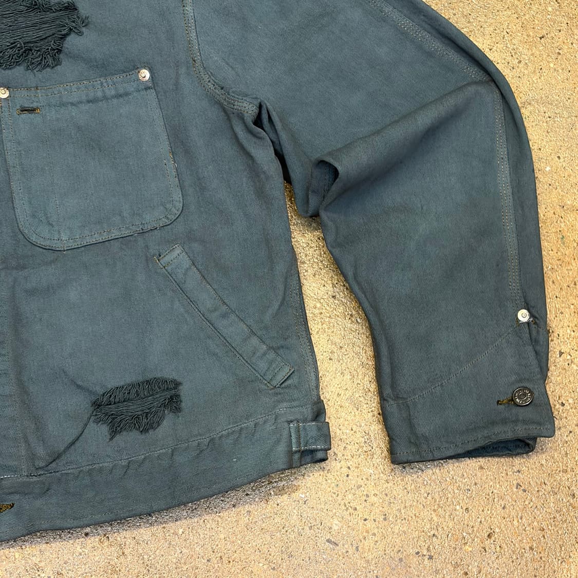 00s 미국 빈티지 폴로랄프로렌 헤링본 스윙자켓 스윙탑 상품이미지5