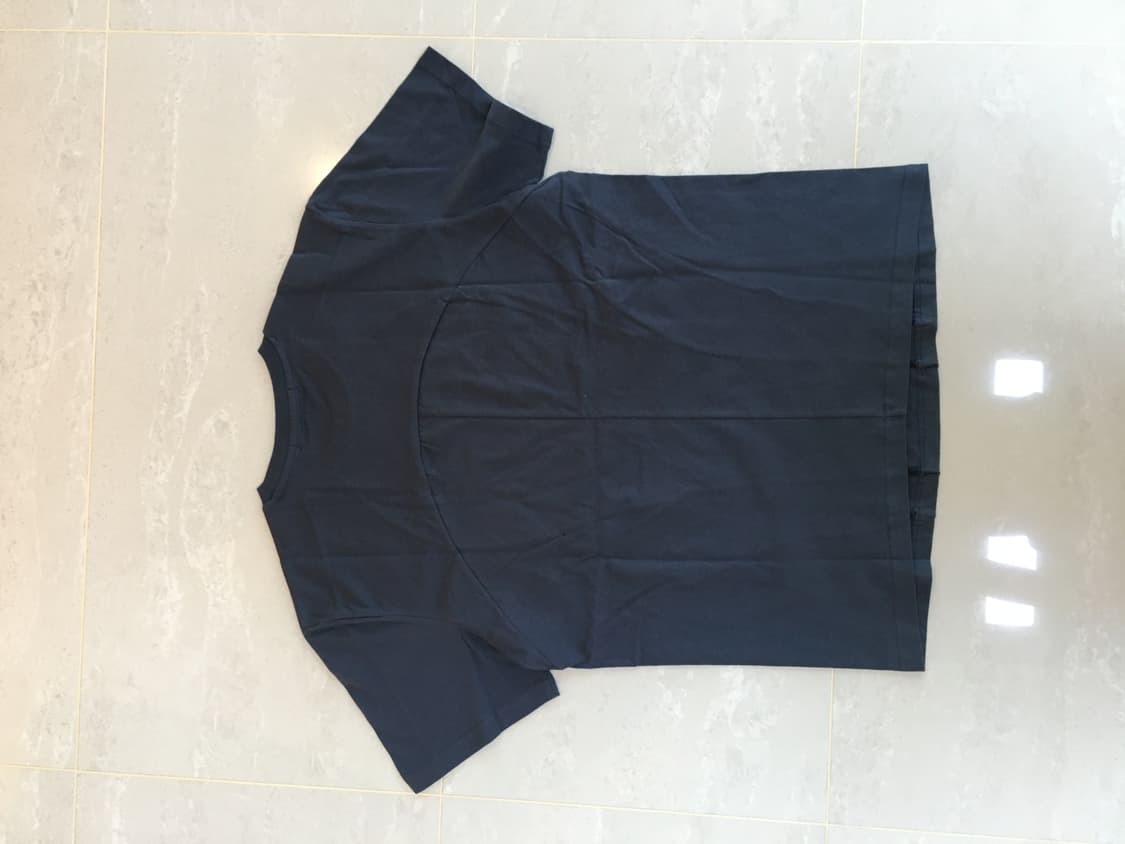 Hyein seo serger stitch T-shirt fog navy 상품이미지3