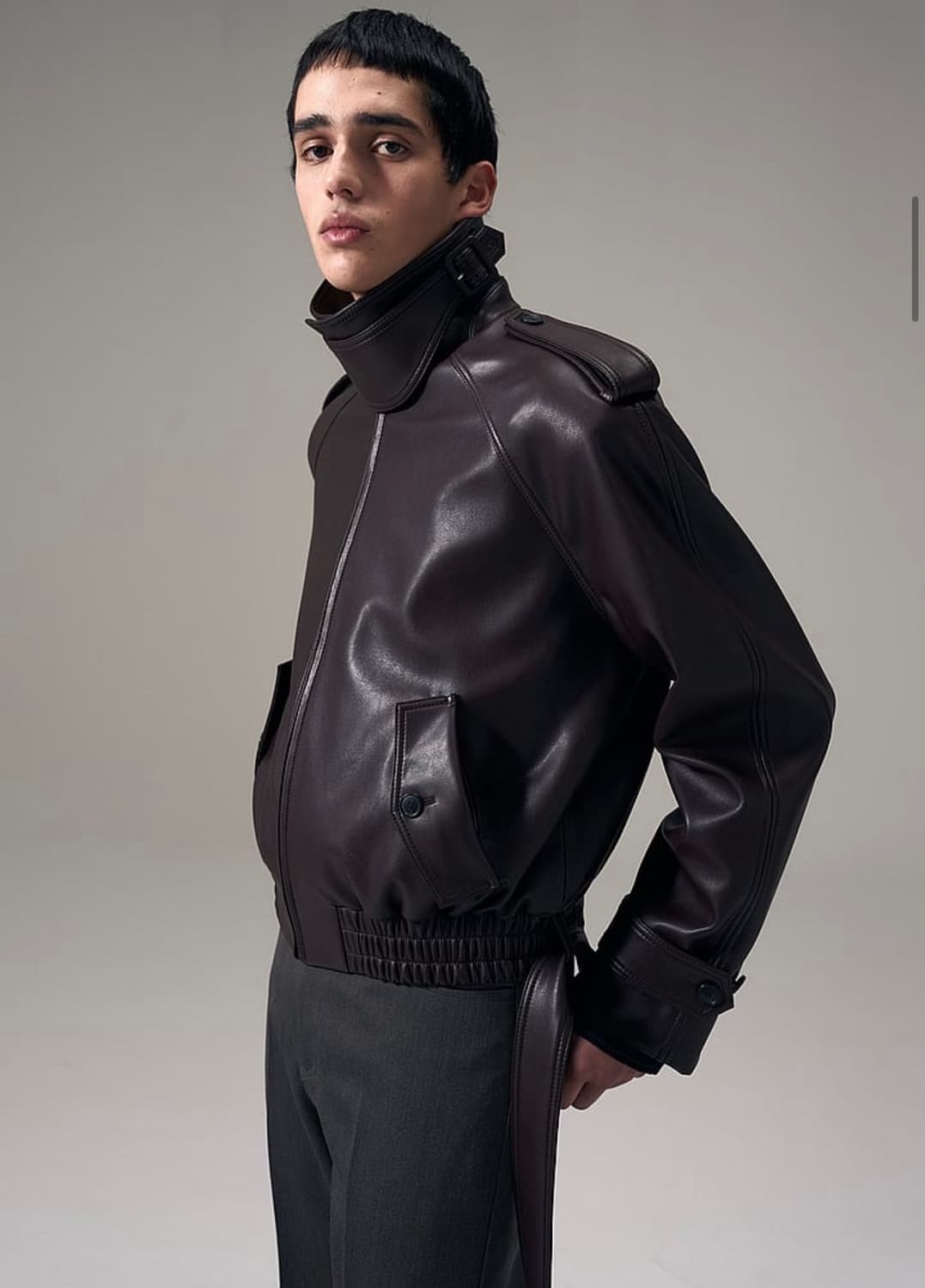 노이스 레더 블루종 L 새상품 상품이미지1