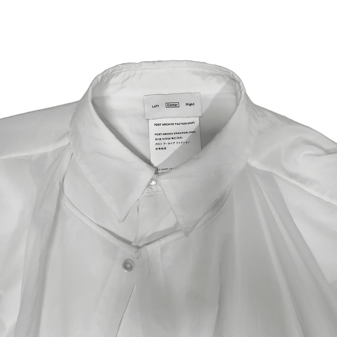[POST ARCHIVE FACTION] 3.0 CENTER SHIRTS 상품이미지3