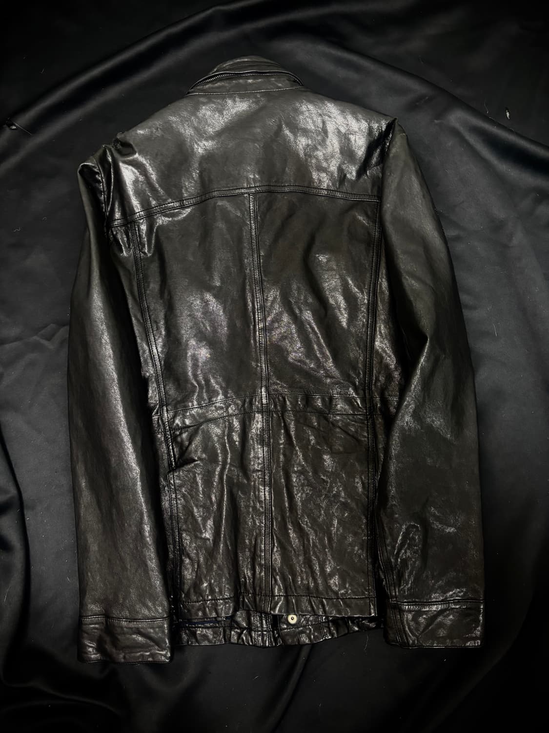 [Leather]Gimmick Pocket Detail Leather J 상품이미지8