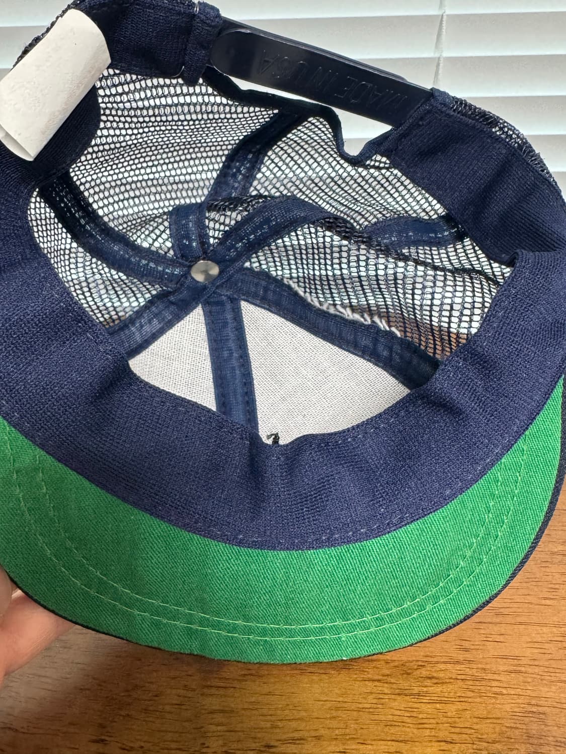 90s 뉴욕 양키즈 트러커 햇 usa made (키즈 사이즈) 상품이미지6