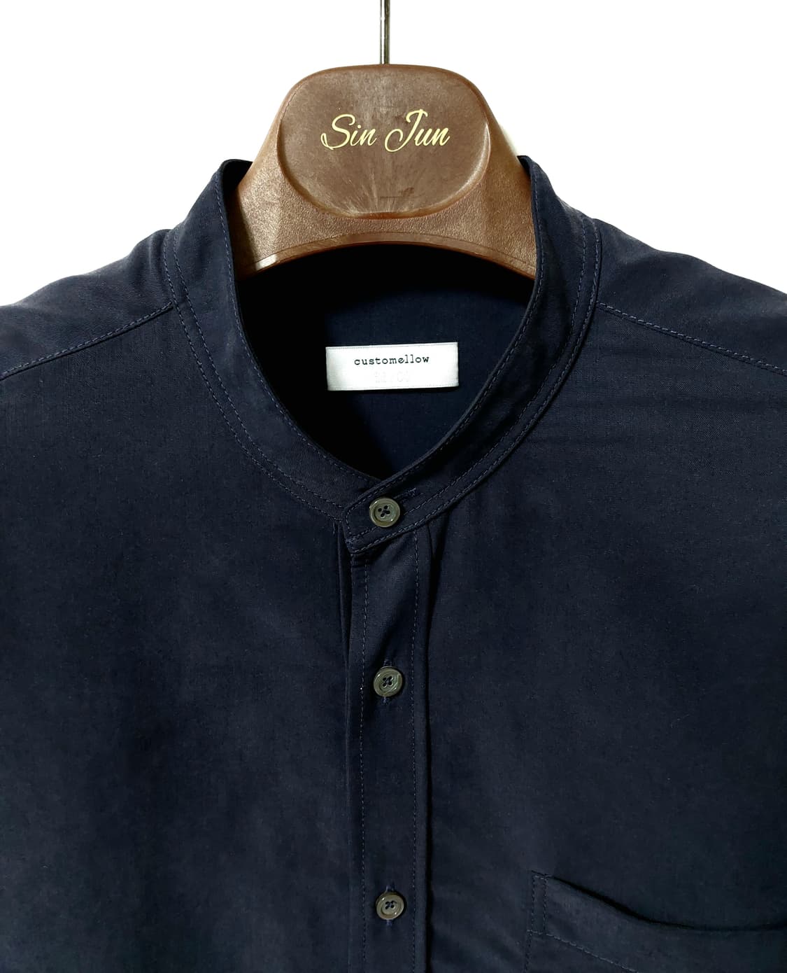 커스텀멜로우 새틴 레이온 셔츠 110~115 상품이미지1