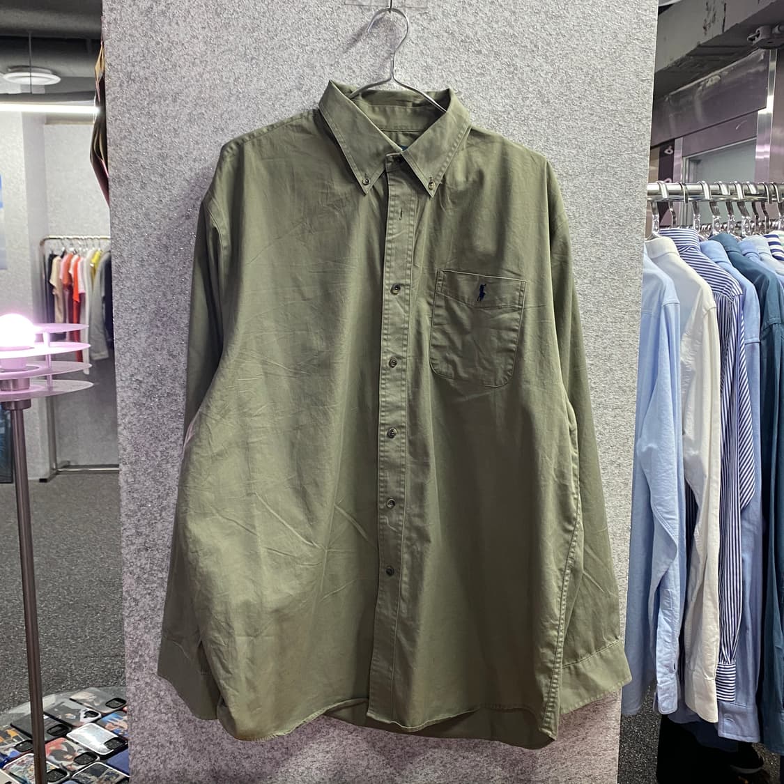 폴로 랄프로렌 카키 클래식핏 셔츠 B3082 상품이미지2