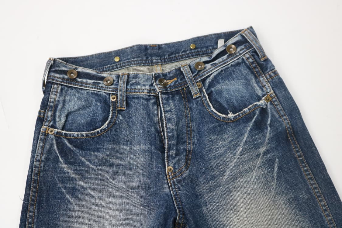 e.a.p 빈티지 신치백 하프 데님 팬츠 상품이미지7