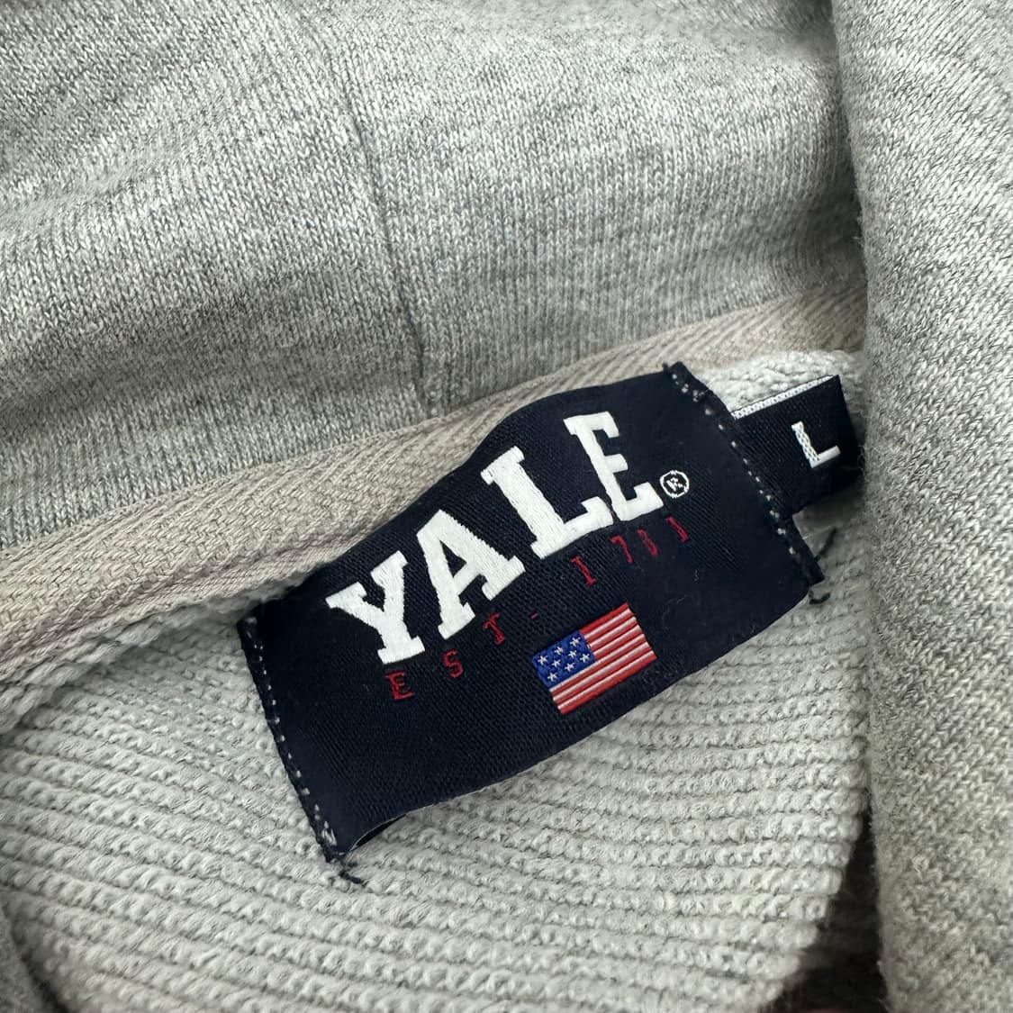 YALE 예일 후드티 그레이 L 상품이미지3
