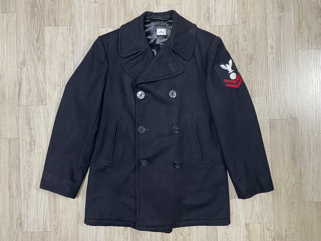 100) 80's 미군 미해군 블랙 울 피코트(RRL&LVC&폴로) 상품이미지1