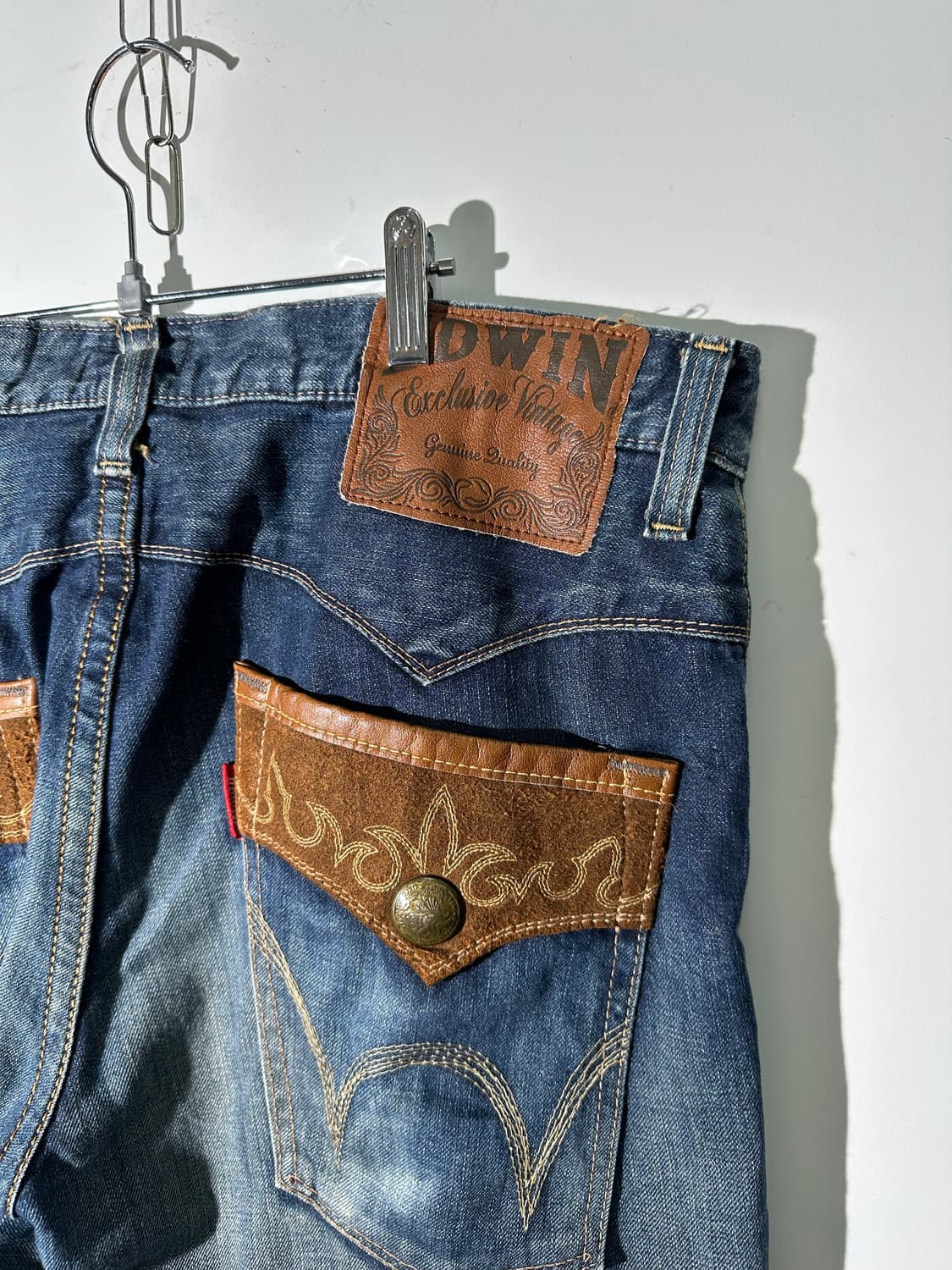 edwin 에드윈 웨스턴 와이드 데님팬츠 상품이미지3