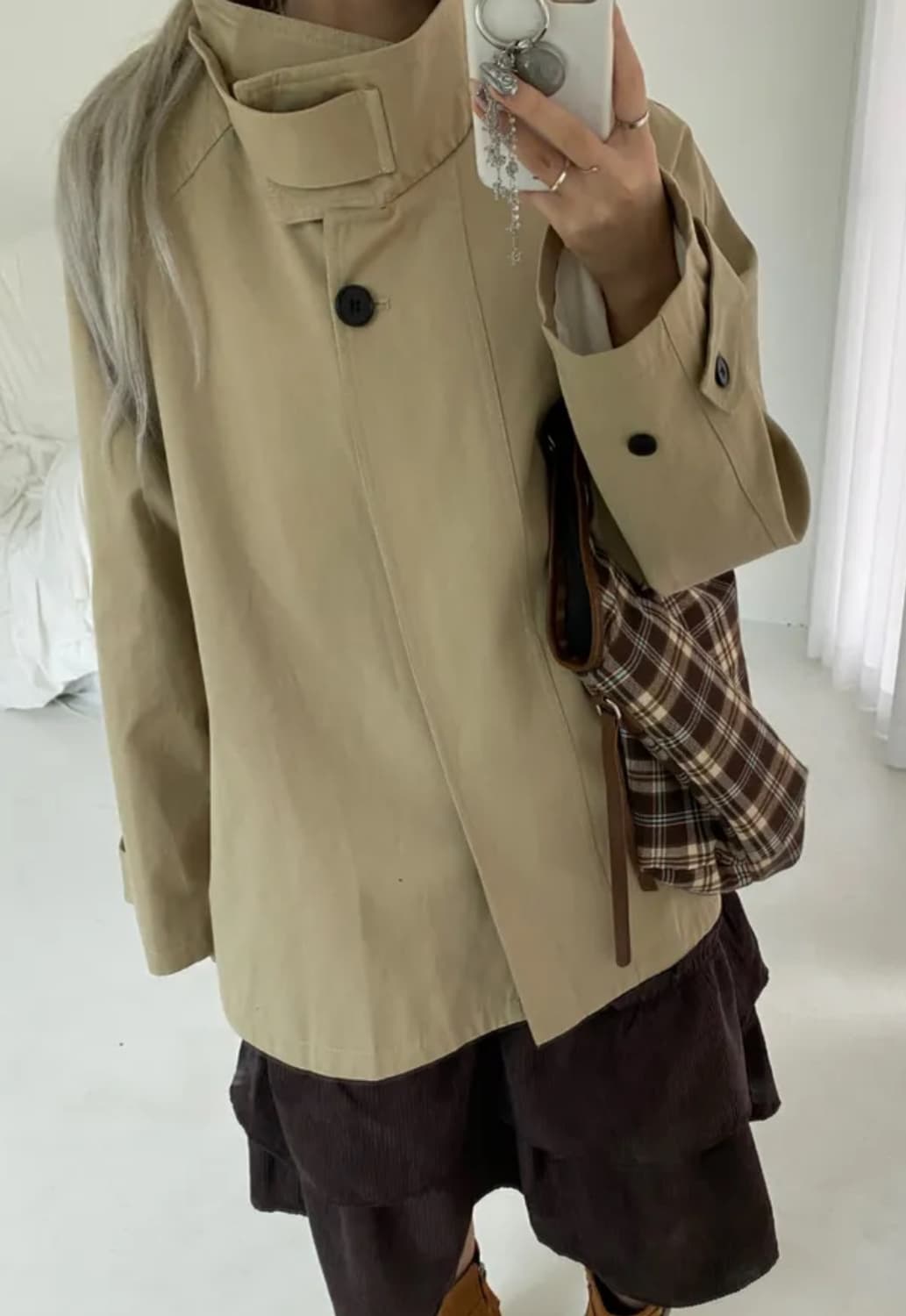 숏 트렌치코트  상품이미지2